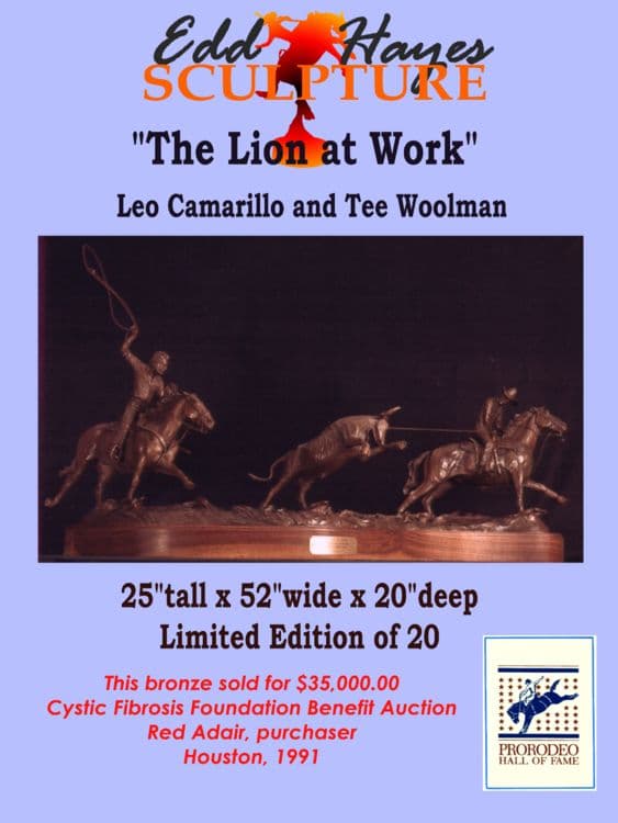 Legends of Rodeo - Leo Camarillo and Tee Woolman, The Lion at Work - Thumbnail 2